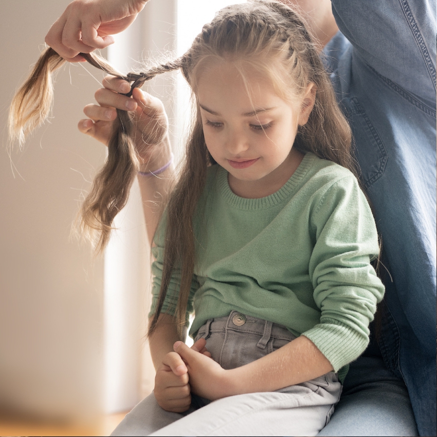 Basis wassen- verzorgen- brushing-opsteekwerk